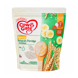 Cow & Gate Banana Wholegrain Porridge (Buckwheat), 125 g